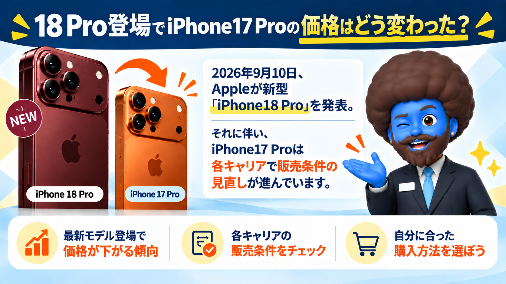 18 Pro登場でiPhone17 Proの価格はどう変わった？