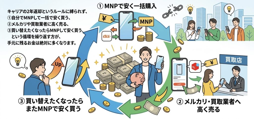 【買って・売って・また買う 具体的なサイクル】