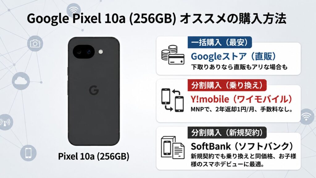 Google Pixel 10a購入ガイド