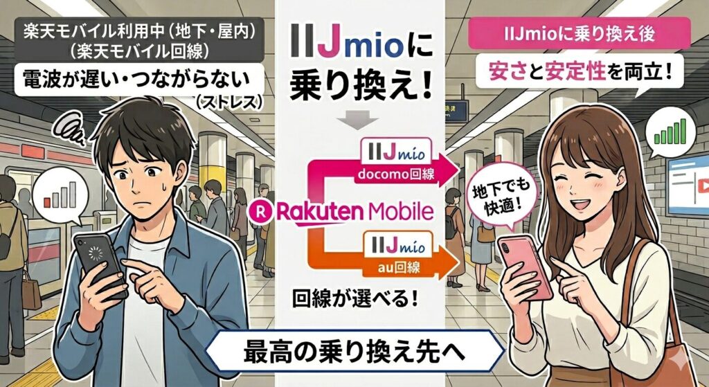 IIJmioに乗り換えるとどれくらい安くなる？