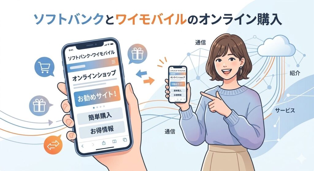 ソフトバンク・ワイモバイルはオンラインでもおすすめ窓口がある