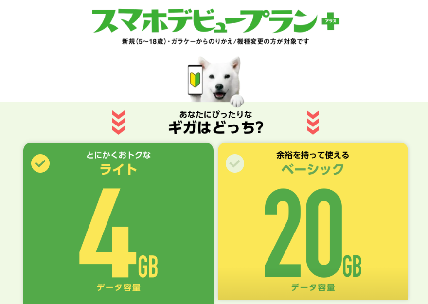 18歳以下なら新規契約でも「24円」で買える！スマホデビューにも最適