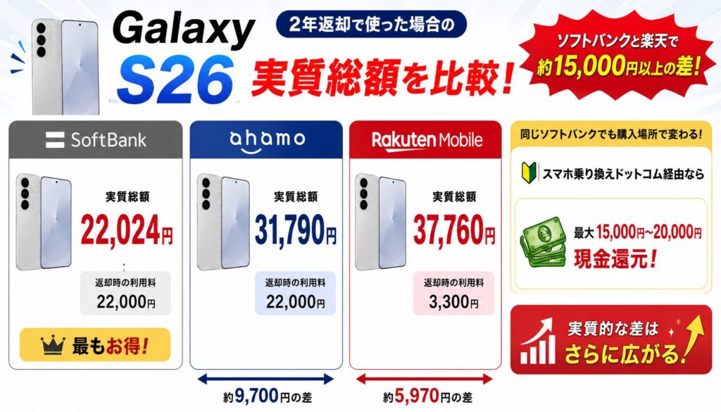 同じAndroidなのに買う場所で2万円以上差が出るカラクリ