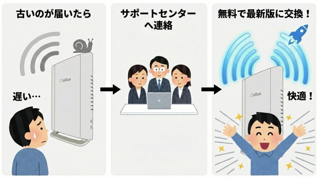 届いたBBユニットのバージョンを確認すること