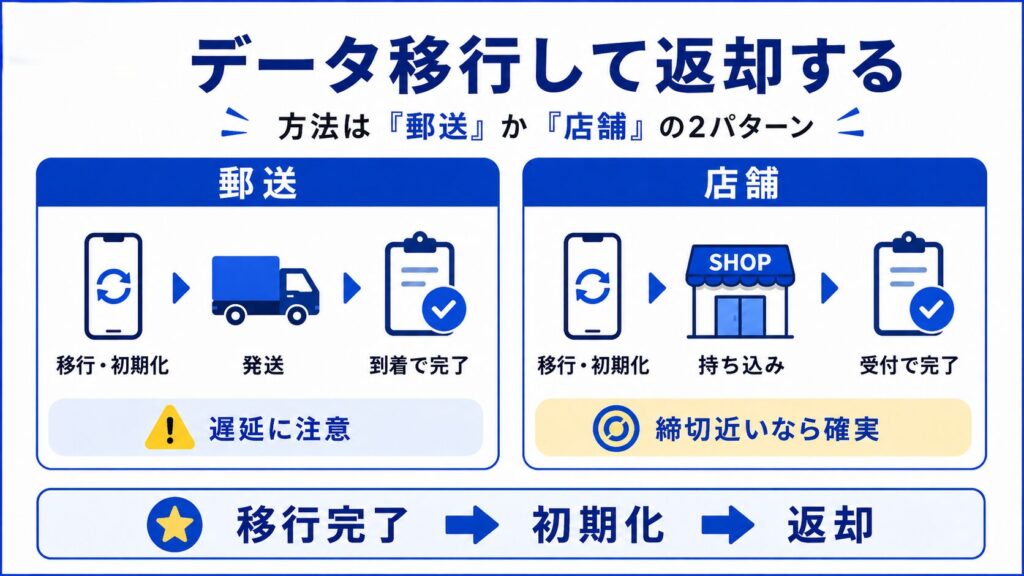 郵送 vs 店舗持ち込み、どちらが確実か