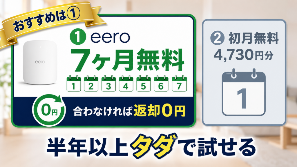 2つの特典の違いと選び方