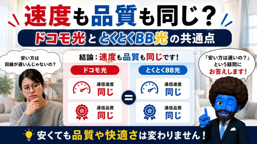 【回線品質】速度も品質も同じ？