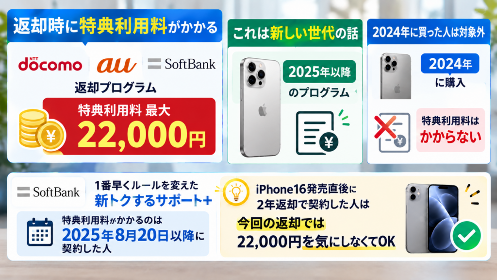 2024年に買ったiPhone 16の返却に22,000円はかかるの？