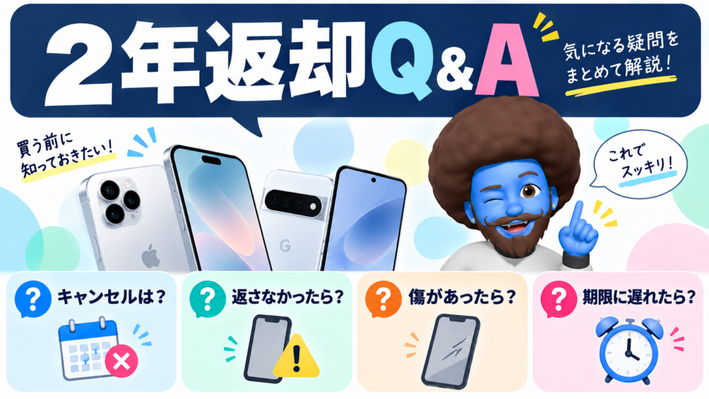 2年返却のよくある質問
