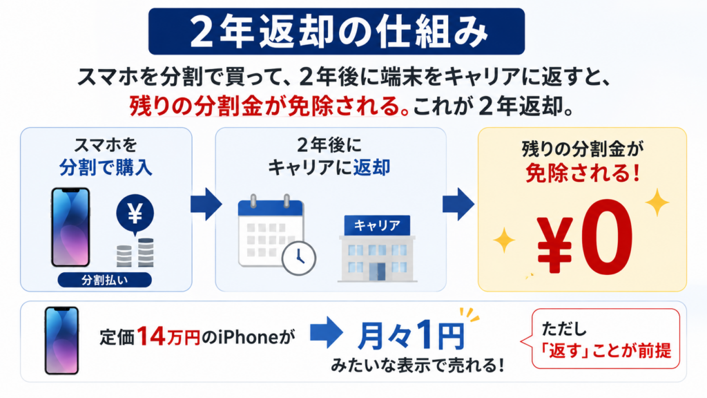 そもそも「2年返却」って何？仕組みをおさらい