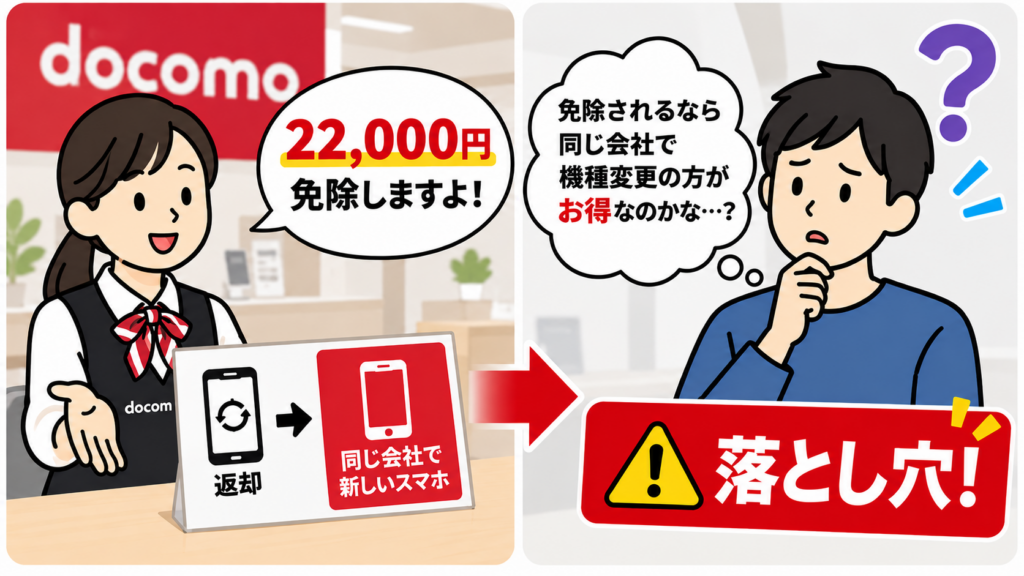 他社に乗り換えてもいい？「22,000円免除」の落とし穴