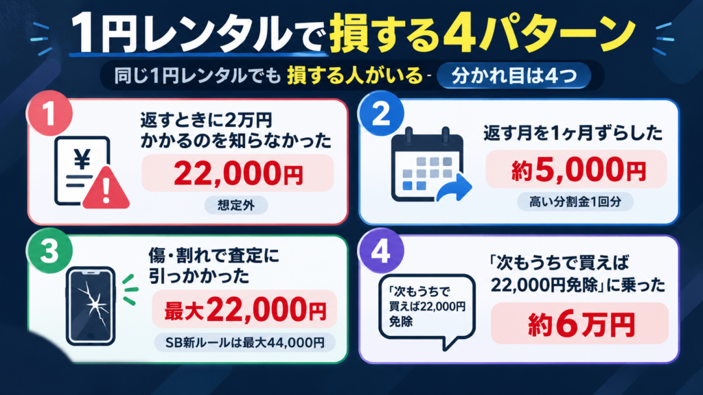 2年使ってわかった、1円レンタルで損する人の分かれ目は？