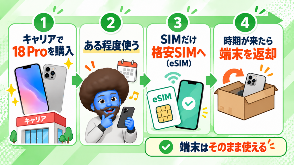 SIMだけ乗り換えるのはいつ？手順と分割払いの扱い