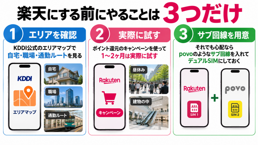 申し込む前にやる3つの確認