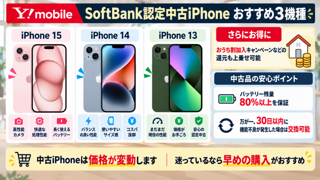 認定中古iPhoneはどれがおすすめ？