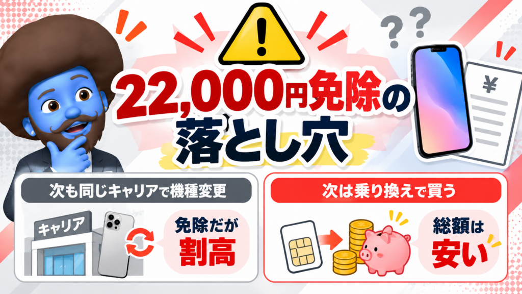 返却時の22,000円は、SIMを替えたらかかる？